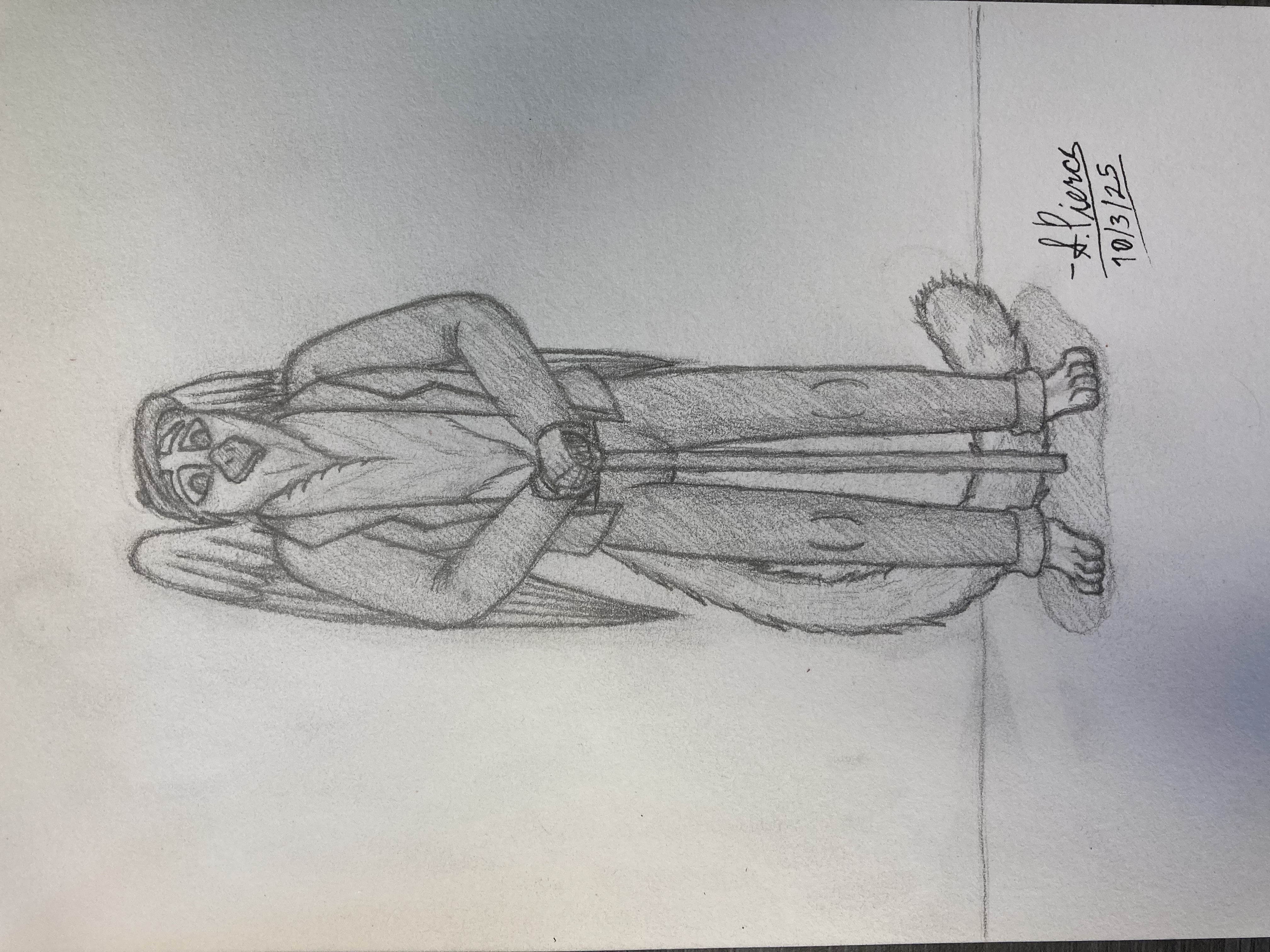 Anthro OC Sketch Comm. for Max